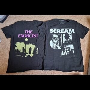 The Exorcist and Scream Graphic T-Shirts